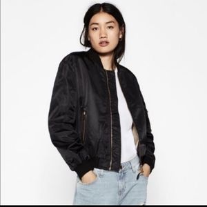 Coats | Zara Womens Bomber Jacket 